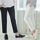 スーパーストレッチ オールシーズン　9分丈　綿スラックス マタニティ パンツ 【bttm102907】