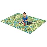 PlayScapes Portable Instant Children's Floor Play Mat - Zoo [並行輸入品]