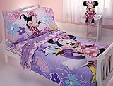 Disney Minnie 4 Piece Toddler Bedding Set by Disney