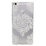 Huawei P8 ケース カバー UNEXTATI 高品質 超薄型 高級 TPU 保護カバー 液晶保護 衝撃吸収 全面保護 耐汚れ 柔軟 脱着簡単 落下防止 防塵 耐久 透明 Huawei P8 用