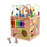 baby-mine（ベイビーマイン) こども 知育 おもちゃ 楽器 ビーズコースター ベビー 木製