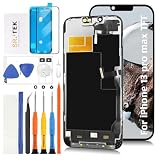 SRJTEK TFT for iPhone 13 Pro Max 液晶画面交換【120Hz対応+センサー・ケーブル+同様のノッチサイズ】 6.7インチディスプレイ タッチデジタイザー 液晶パネルスクリーンアセンブリ A2643 A2484 A2641 A2644 A2645 修理ツール付き