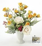 アートフラワー 造花 ハミルトンローズ〔ミニタイプ〕フラワーアレンジメント インテリア 光触媒 花 スプレー インテリアグリーン 胡蝶蘭 消臭 大型