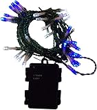 STE イルミネーション LED50球バッテリーライト ブルーホワイト