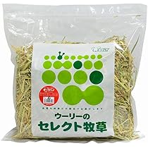 Amazon | ウーリー 高原の朝採り牧草 2種みっくす＋麦 400g | WOOLY