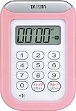 タニタ 丸洗いタイマー100分計 ピンク TD-378-PK