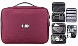 BUBM Universal Electronics Accessories Travel Carrying Organizer Case Digital Storage Bag for Power 