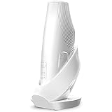 Humew サファイア冷感脱毛器【2023業界新登場 UVベース付き】 全身 IPL光脱毛器 vio対応 家庭用 99万回照射 自動 連続照射 男女兼用 フラッシュ式 (White)