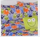Kids Collection Reversible Full Size Comforter Set - Little Monsters [並行輸入品]