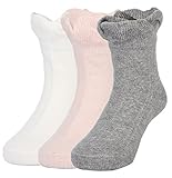 (ラボーグ)La Vogue ソックス キッズ ベビー 靴下 ハイソックス 女の子 子供 ルーム用 新生児 赤ちゃん 可愛い コットン 3足セット 快適 スポーツ S