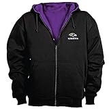 DunbrookeアパレルNFL Craftsman Full Zip Thermal Hoodie ブラック
