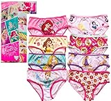【ディズニープリンセス】 ガールズパンツ 8枚セット サイズ：95cm～110cm 女児 女の子 年少さん 幼児 2歳 3歳 2才 3才 95センチ 100センチ Disney(ディズニー) 下着 パ