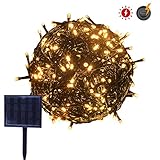 RPGT ソーラーLEDイルミネーションライト 43m 400LED ソーラーライトストリング USB充電 防水 8ライトモード ソーラー充電式　クリスマスガーデン装飾ライトストリング　屋外、クリスマ