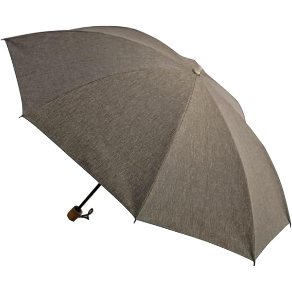 Amazon | 日本製 紳士用 晴雨兼用折り畳み傘 1級遮光 2段折 55cm 8本