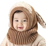 Hollazilla うさぎちゃん ニット帽子 ベビー 子供 防寒 かわいい