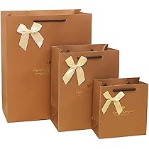 Amazon | (moin moin) ラッピング ギフトバッグ 手提げ袋 紙袋 5枚