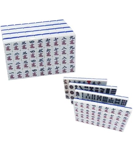 Amazon | 全自動麻雀卓用 麻雀牌 33mm 黄色青色セット 赤牌付 pai33set