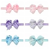 greeshion ( TM ) 4.2 "大きなCheerドット& Birds Hair Bows伸縮性ヘッドバンドベビーガールズ