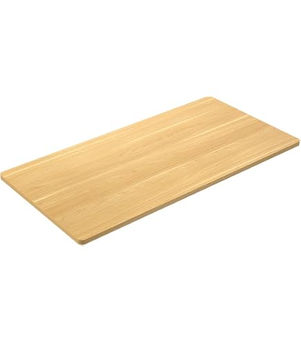 Amazon.co.jp: amesoba 無垢材 天板 130 昇降式デスク スタンディング 