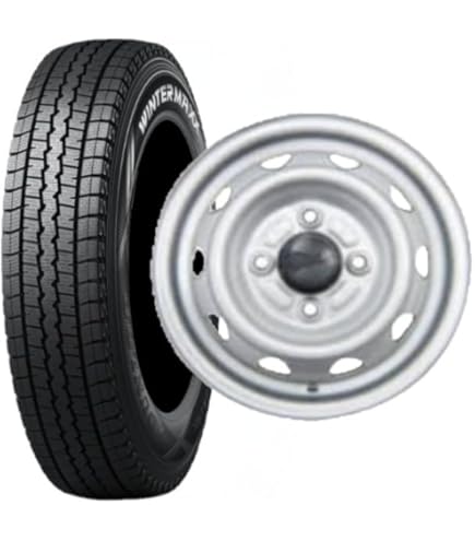 Amazon | 12インチ 4本セット スタッドレスタイヤ＆スズキ純正スチール