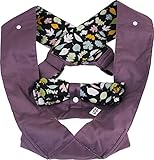 ラッキー工業 SCANDINAVIAN PATTERN COLLECTION かんたん抱っこひも(フード付) エドホルム Purple×Woodland Navy