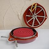 携帯防虫器と線香のセット*パワー赤函 森林香30巻入り[虫よけ線香・園芸・農業・山林作業に！] ノーブランド品