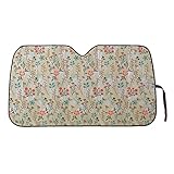 SPICE カーサンシェード フラワー 小型車用 130×70cm LHLH8020D