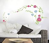 Pop Decors PT-0038-Va Beautiful Wall Decal, Little Flowers [並行輸入品]
