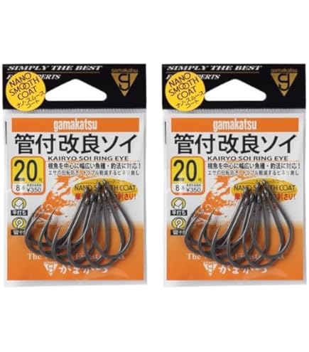 (未使用･未開封品)　がまかつ(Gamakatsu) 糸付 ソイ鈎 フック (銀) 1M 17-8 釣り針 og8985z Amazon | がまかつ(Gamakatsu) ソイ鈎 フック (銀) 17号 釣り針