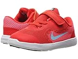 (ナイキ) NIKE キッズランニングシューズ・・スニーカー・靴 Revolution 3 (Infant/Toddler) Max Orange/Still BLue/Lava Glow/White