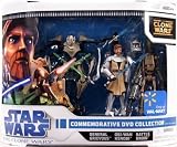 スターウォーズ Star Wars Clone Wars Animated Exclusive Action Figure フィギュア 人形 3-Pack Commemorative DVD Collection 1 (Obi-Wan Kenobi オビワンケノービ, General Grievous and Battle Droid ドロイド) [並行輸入品]