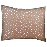 SheetWorld Crib / Toddler Percale Baby Pillow Case - Percale Pillow Cases - Cloudy Stars Camel - Mad