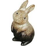 信楽焼　信楽BEST SELECTION　立うさぎ・粉引風（全高22cm×全幅13cm）