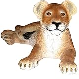FRP　親真似子ライオン / Lion CuB - Lying down　『動物園オブジェ　アニマルオブジェ　店舗・イベント向け』