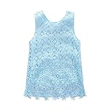 DIAMONDO幼児用キッズノースリーブTシャツドレス子供用ガールズエレガントレースドレス