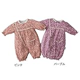 ミックスフラワー総柄兼用ドレス　パープル　50-70
