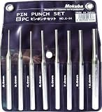 [N-3271374]モクバ印　ピンポンチセット　８ｐｃｓ（２．５・３・４・５・６・７・８・１０ｍｍ） E148