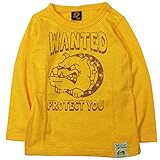 《H28年秋冬物》BOOM TOWNKIDS(ブームタウンキッズ) WANTED スラブ天竺長袖Tシャツ 100cm /イエロー NO.F-961025