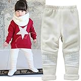 (ハニーブロッサム) HONEY BLOSSOM ベビー ＆ キッズ 【 裏起毛 レギンス パンツ 】 あったか 可愛い 男の子 女の子 防寒 冬 ボトムス お出掛け 保温 パンツ 0歳 6ヵ月 - 