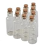 Jarvials 出品する50個35MLワイン軟木栓と中性ガラスで構成 かわいい漂流瓶 (50, 35ML)