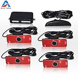 Universal Car LED Parking Sensor With 4 Sensors Cars Sensor Reverse Assistance Backup Radar Monitor 