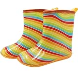 GudeHome 子供用 レインブーツ 女の子 男の子 レインシューズ キッズ 雨靴 可愛い長靴 軽量 安全 乳児 幼児 小学生