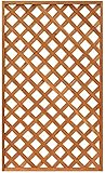 天然木製 格子ラティス 90cm×150cm×35mm 1枚 ライトブラウン WLL-9015T