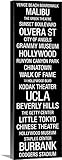 ケイトlillysonプレミアムシックラップキャンバス壁アート印刷題名バスロール: Los Angeles , California 12" x 36" 1127213_24_12x36_none