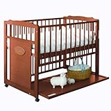 キンタロー 日本製ベビーベッド アンファン エコ ライトオーク