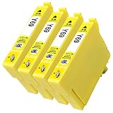 EPSON エプソン IC69-(Y/イエロー)【4本セット】 最新 互換 インクカートリッジ 砂時計 69 69Y IC69Y ICY69 純正と併用可能 (対応機種: PX-045A 105 405A 435A 505F 535F 046A 436A 047A 437A)【STAR JET製】