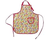 No Brand 子供用エプロン キッズ 小物 アニャンさん コラボ シトロンソーダ お手伝いエプロン フラワー ベビー ジュニア 子供服 洋品 エプロン 1点