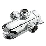 TOOGOO ( R ) 3 Wayシャワー切替弁バルブ1 / 2インチBSP t-adapterコネクターハンドシャワーブラケット