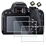 aガラススクリーンプロテクター Canon EOS 800d 760d 750d 700d Rebel T7i T6s T6i T5i Kiss X9i X8i X7i 77d 8000d 9000d 90d 80d 70d 7D Mark II デジタル一眼レフカメラに対応 傷防止強化ガラス…
