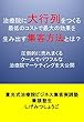 一晩で治療院に大行列をつくる最低のコストで最大の効果を生み出す集客方法とは？